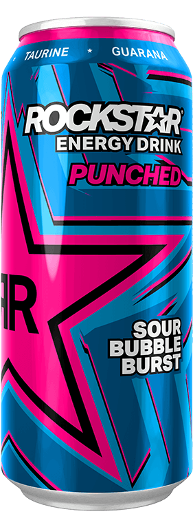 Rockstar Energy Drink Sour Bubble Burst