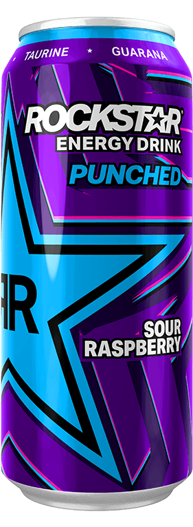 Rockstar Energy Drink Sour Raspberry