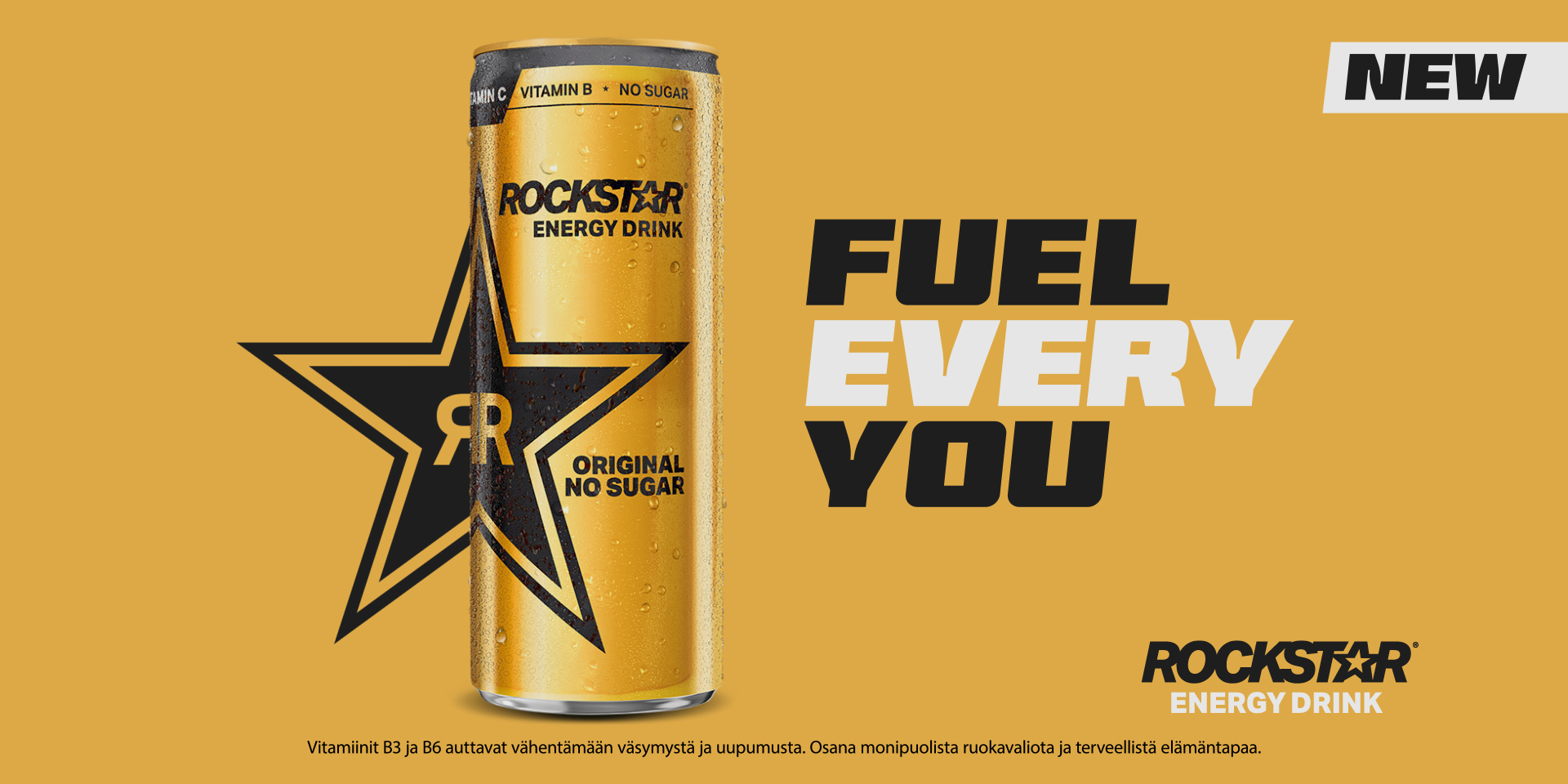 ROCKSTAR® ENERGYN KUMPPANUUS UEFA MESTARIEN LIIGAN KANSSA