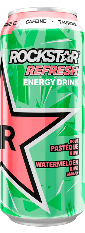 Rockstar Energy Drink REFRESH GOÛT PASTÈQUE KIWI​