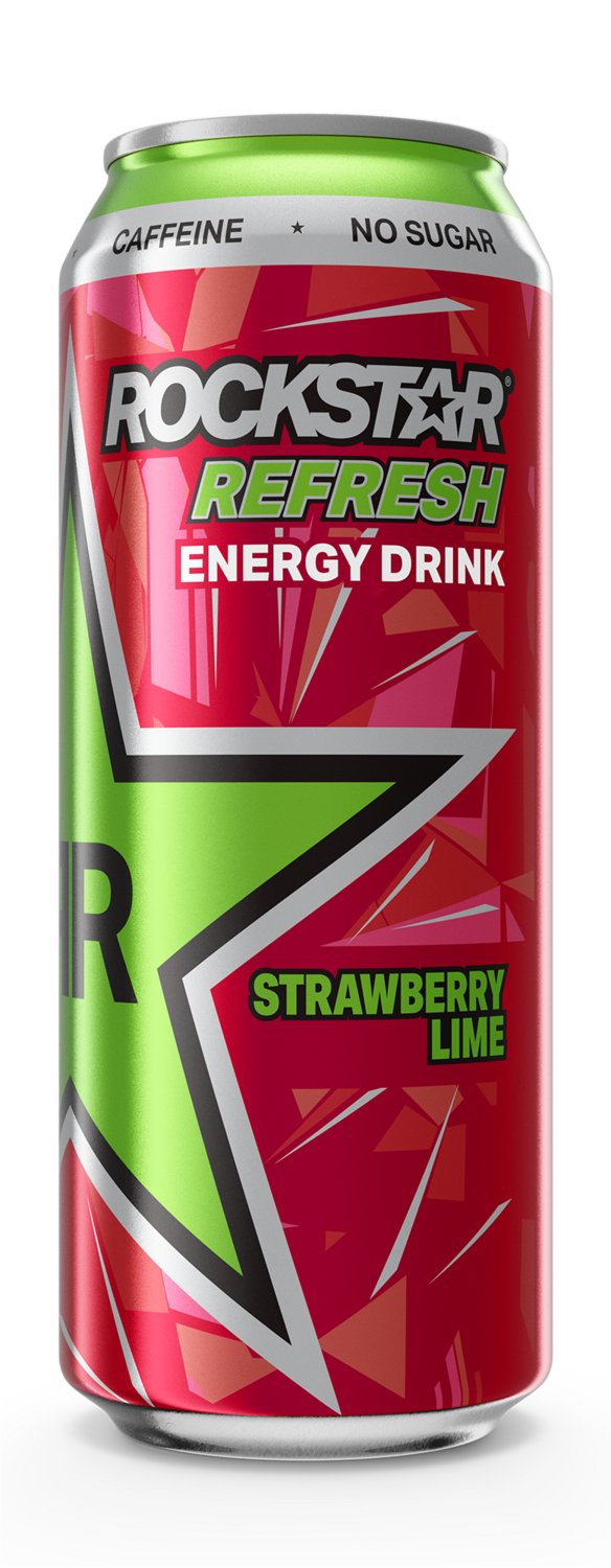  Rockstar Energy Drink REFRESH STRAWBERRY AND LIME