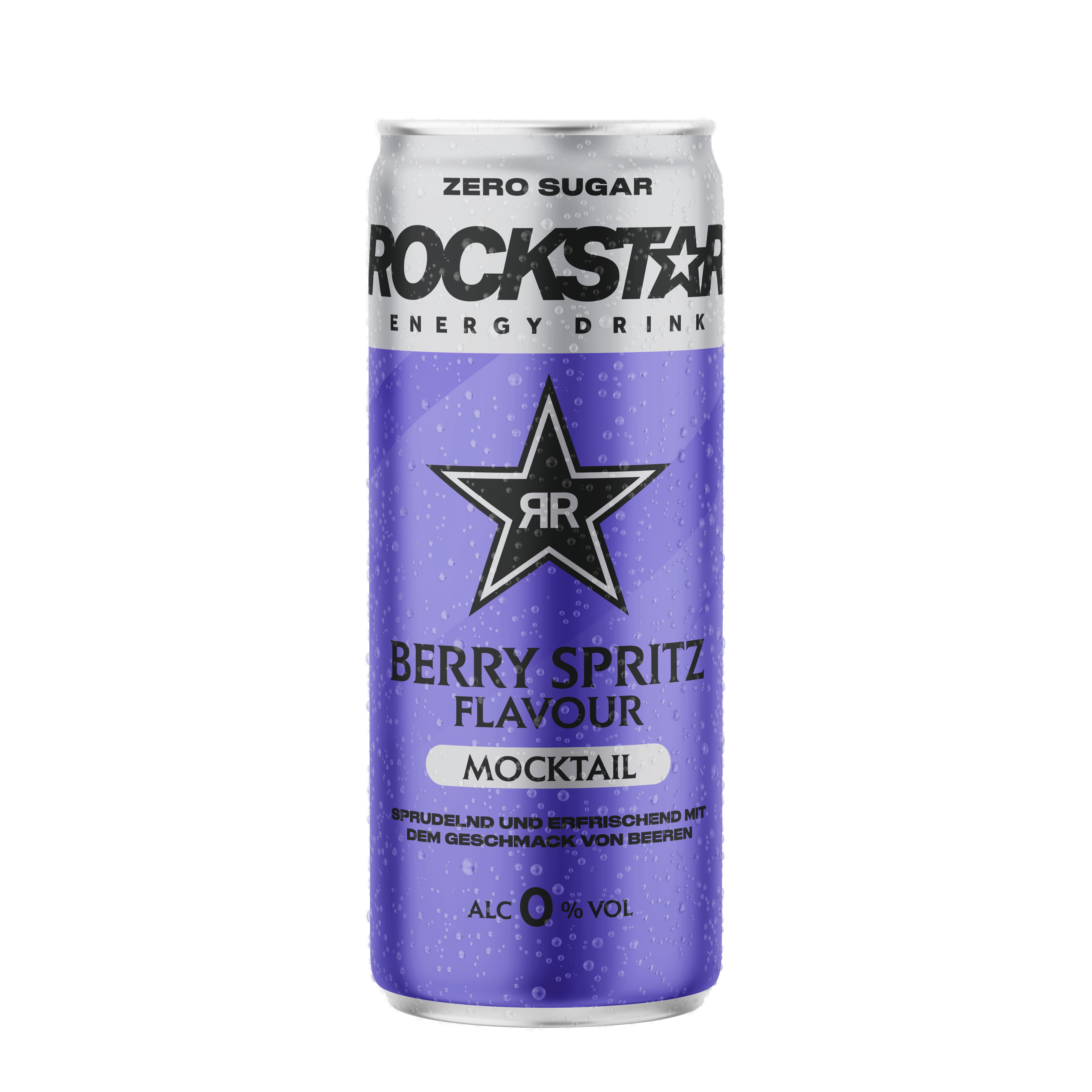 ROCKSTAR MOCKTAIL BERRY SPRITZ ZERO SUGAR