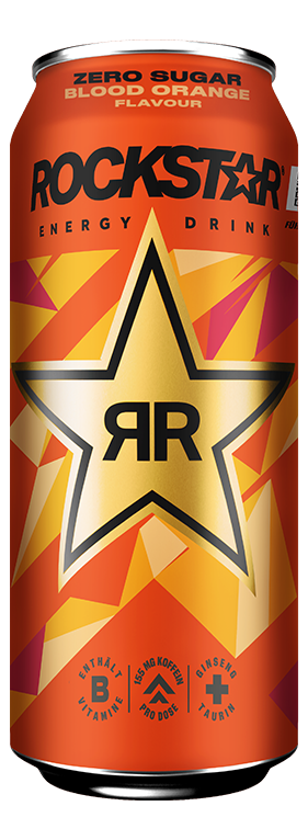 ROCKSTAR ENERGY ZERO SUGAR BLOOD ORANGE FLAVOUR
